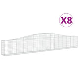 Vidaxl Gabions 8 PCS Buet 400x30x60 80 cm jern