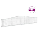 Vidaxl Gabions 10 PCS Buet 400x30x60 80 cm jern