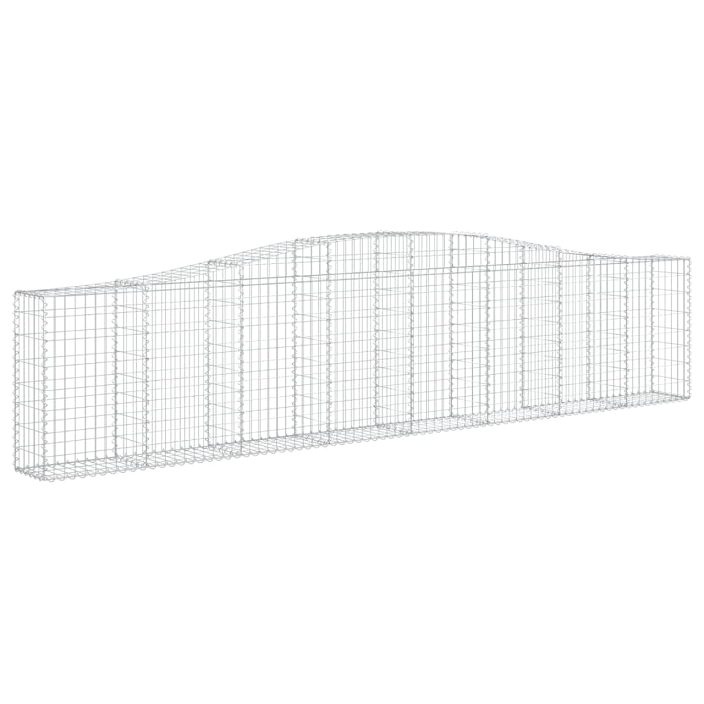 Vidaxl Gabions 3 stk buede 400x30x80 100 cm jern
