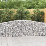 Vidaxl Gabions 3 stk buede 400x30x80 100 cm jern