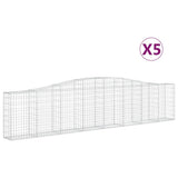 Vidaxl Gabions 5 PCS Buet 400x30x80 100 cm jern