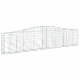 Vidaxl Schans kurve 8 st hvælvede 400x30x80 100 cm jern