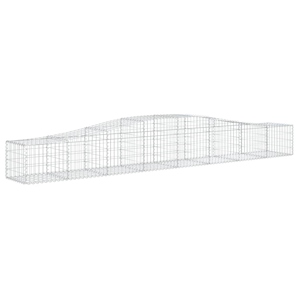 Vidaxl Gabions 4 PCS Buet 400x50x40 60 cm jern