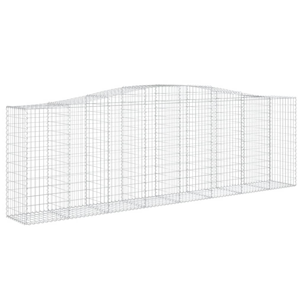Vidaxl Gabions 2 PCS Buet 400x50x120 140 cm jern