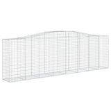 Vidaxl Gabions 2 PCS Buet 400x50x120 140 cm jern