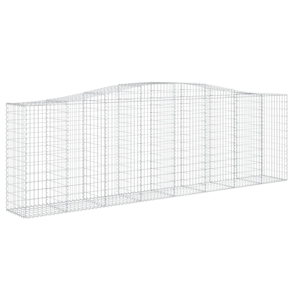 Vidaxl Gabions 4 PCS Buet 400x50x120 140 cm jern