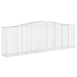 Vidaxl Gabions 4 PCS Buet 400x50x120 140 cm jern