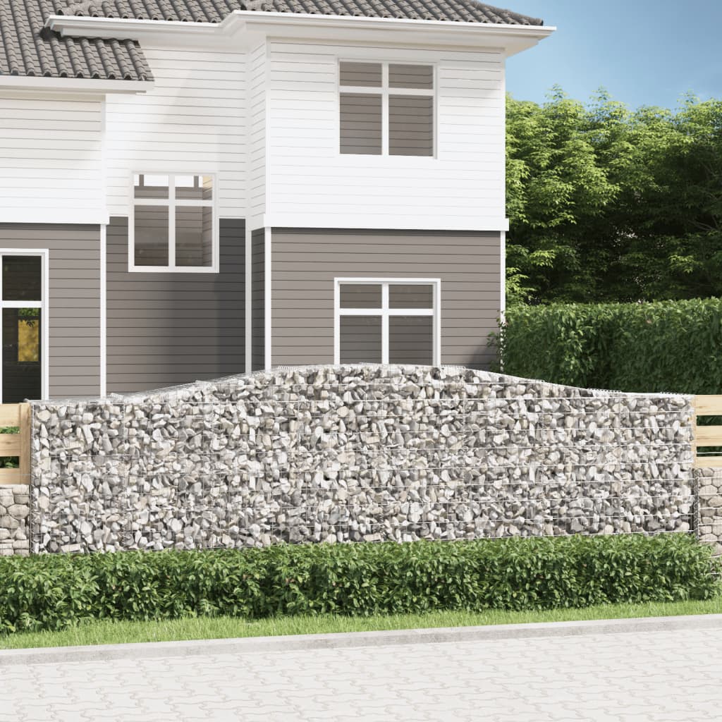 Vidaxl Gabions 4 PCS Buet 400x50x120 140 cm jern
