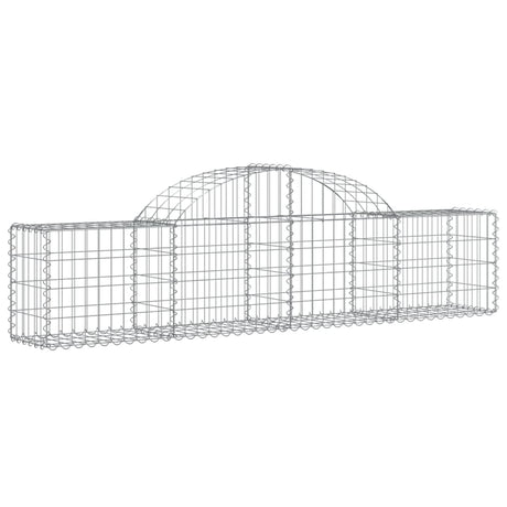 Vidaxx gabioner 2 stk buet 200x30x40 60 cm galvaniseret jern