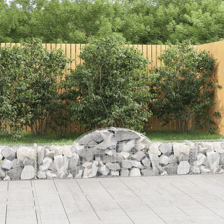 Vidaxx gabioner 2 stk buet 200x30x40 60 cm galvaniseret jern