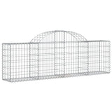 Vidaxx gabioner 2 stk buet 200x30x60 80 cm galvaniseret jern