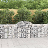 Vidaxl Schans kurve 15 st hvælvede 200x30x80 100 cm jern