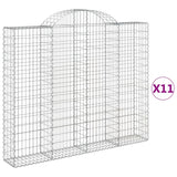 Vidaxl Gabions 11 PCS Buet 200x30x160 180 cm jern
