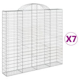 Vidaxl Gabions 7 PCS Buet 200x30x180 200 cm jern