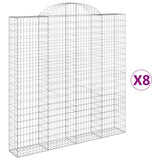 Vidaxl Gabions 8 PCS Buet 200x30x200 220 cm jern