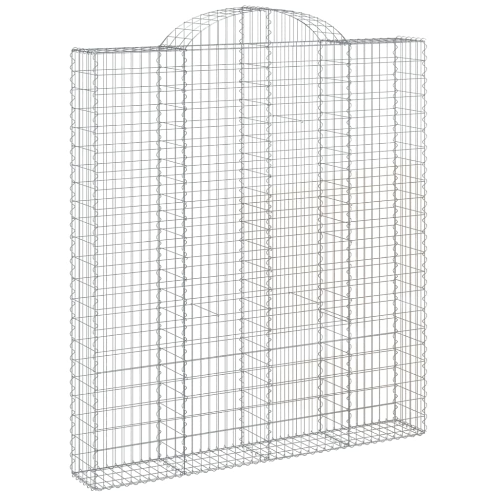 Vidaxl Gabions 2 stk. Buet 200x30x220 240 cm jern