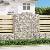 Vidaxl Gabions 2 stk. Buet 200x30x220 240 cm jern