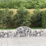 Vidaxl Gabions 13 pcs Buet 200x50x40 60 cm galvaniseret jern
