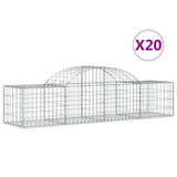 Vidaxl Gabions 20 stk. Buet 200x50x40 60 cm jern