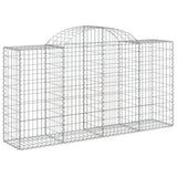 Vidaxl Gabions 14 stk. Buet 200x50x100 120 cm jern