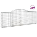 Vidaxl Gabions 10 PCS Buet 300x30x100 120 cm jern