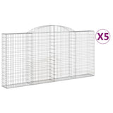 Vidaxl Gabions 5 PCS Buet 300x30x140 160 cm jern