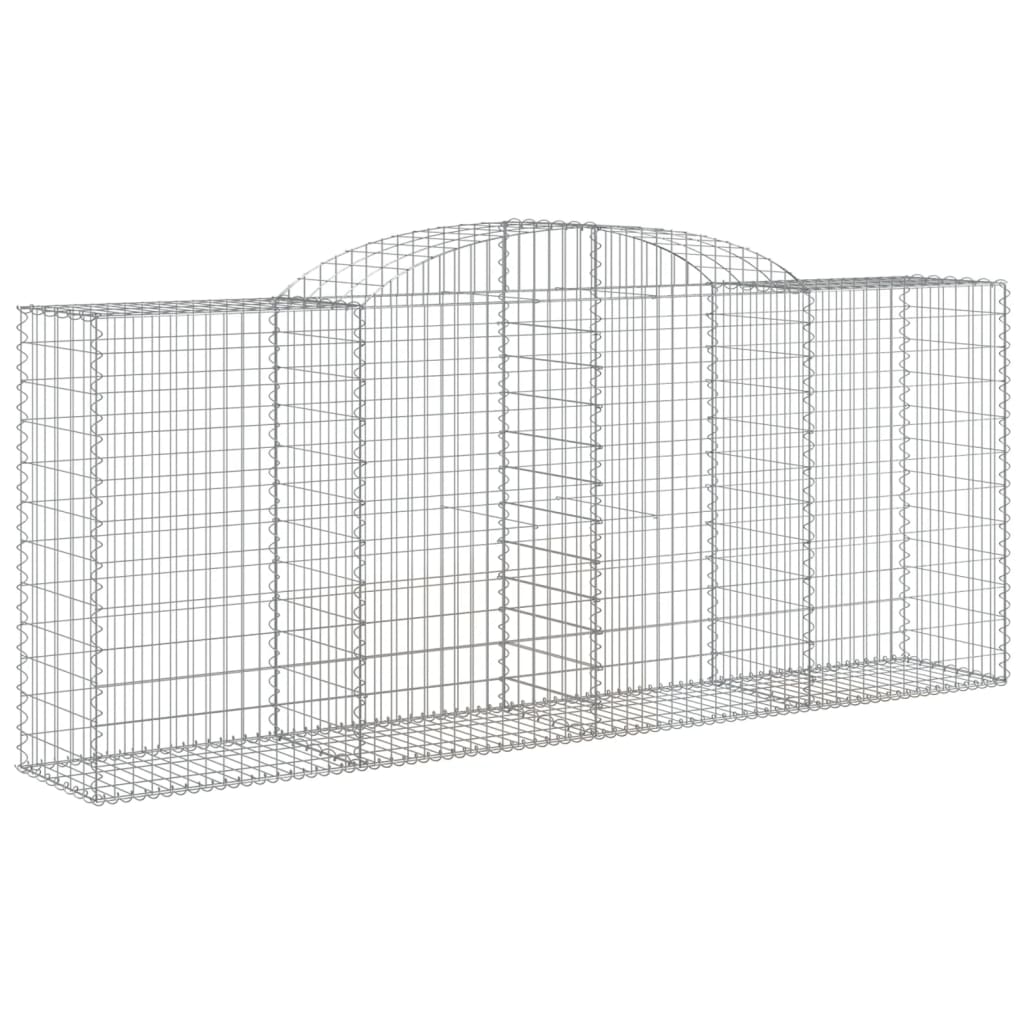 Vidaxl Gabions 2 PCS Buet 300x50x120 140 cm jern