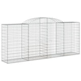 Vidaxl Gabions 2 PCS Buet 300x50x120 140 cm jern