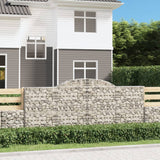 Vidaxl Gabions 2 PCS Buet 300x50x120 140 cm jern