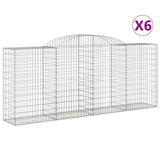 Vidaxl Gabions 6 PCS Buet 300x50x120 140 cm jern