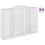 Vidaxl Gabions 5 PCS Buet 300x50x200 220 cm jern