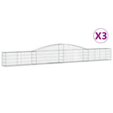 Vidaxl Gabions 3 PCS Buet 400x30x40 60 cm jern
