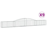 Vidaxl Gabions 9 PCS Buet 400x30x40 60 cm jern