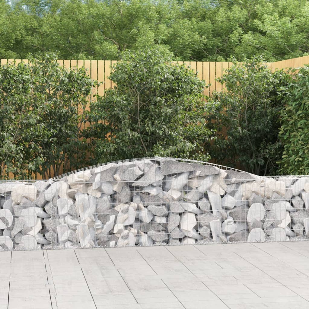 Vidaxl Gabions 2 PCS Buet 400x30x60 80 cm jern
