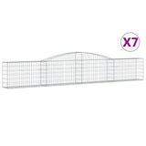 Vidaxl Gabions 7 PCS Buet 400x30x60 80 cm jern