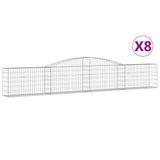 Vidaxl Gabions 8 PCS Buet 400x30x60 80 cm jern