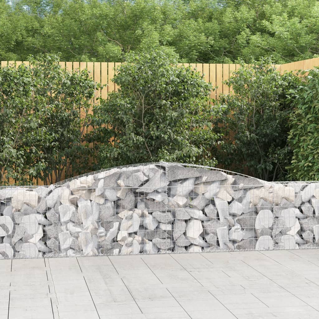 Vidaxl Gabions 8 PCS Buet 400x30x60 80 cm jern