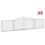 Vidaxl Gabions 8 PCS Buet 400x30x80 100 cm jern