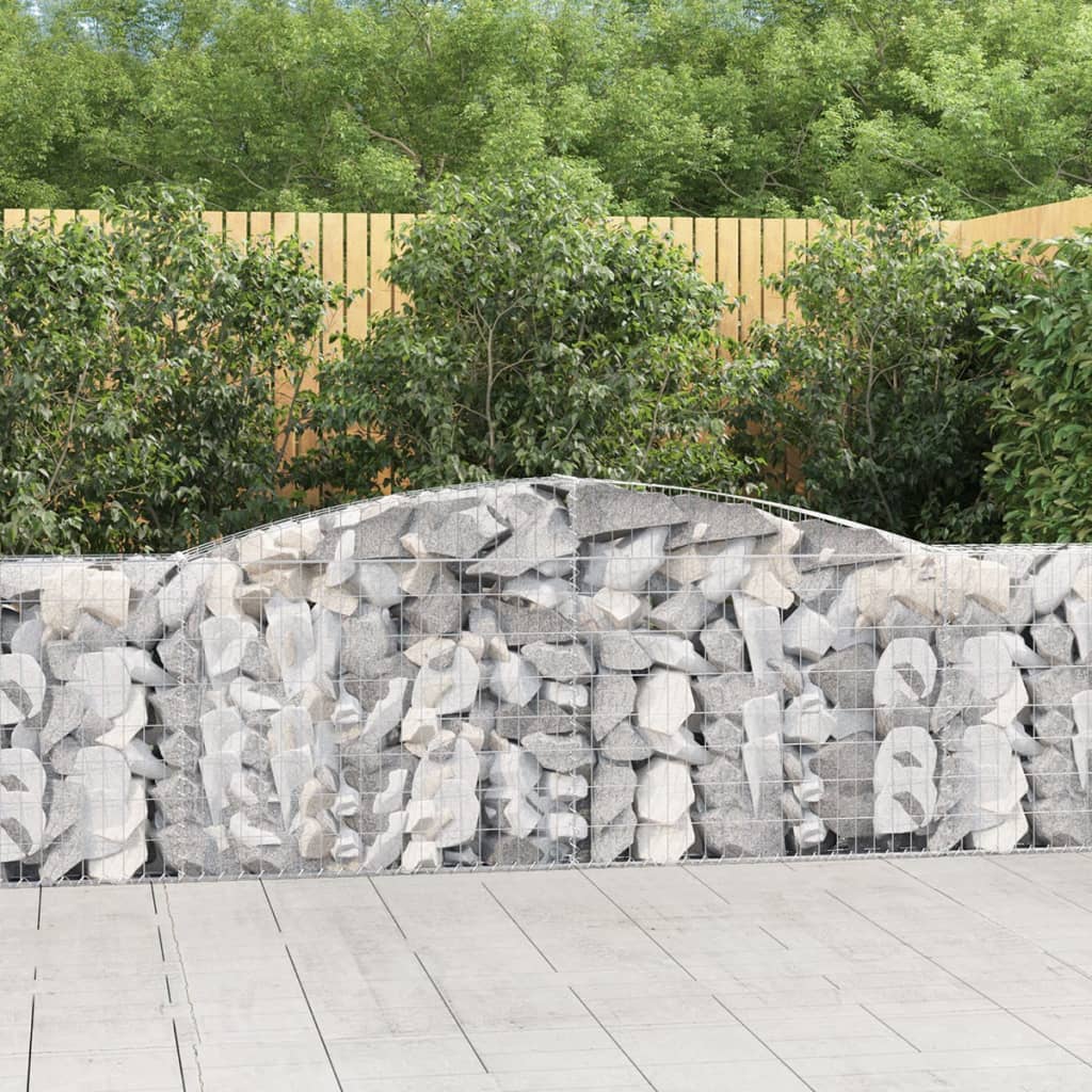 Vidaxl Gabions 8 PCS Buet 400x30x80 100 cm jern