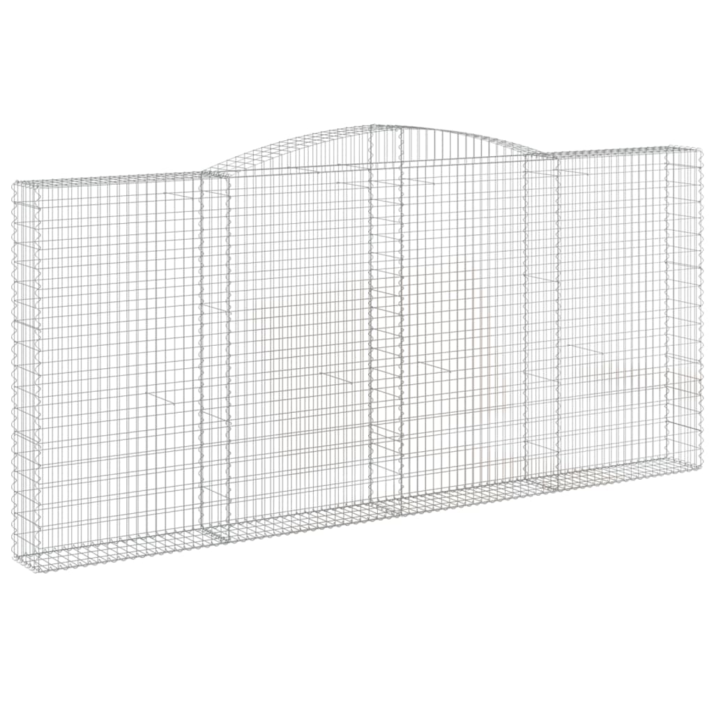 Vidaxl Gabions 2 PCS Buet 400x30x180 200 cm jern