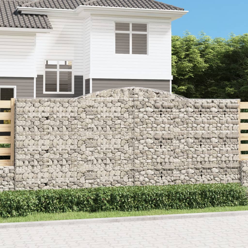 Vidaxl Gabions 5 PCS Buet 400x30x180 200 cm jern