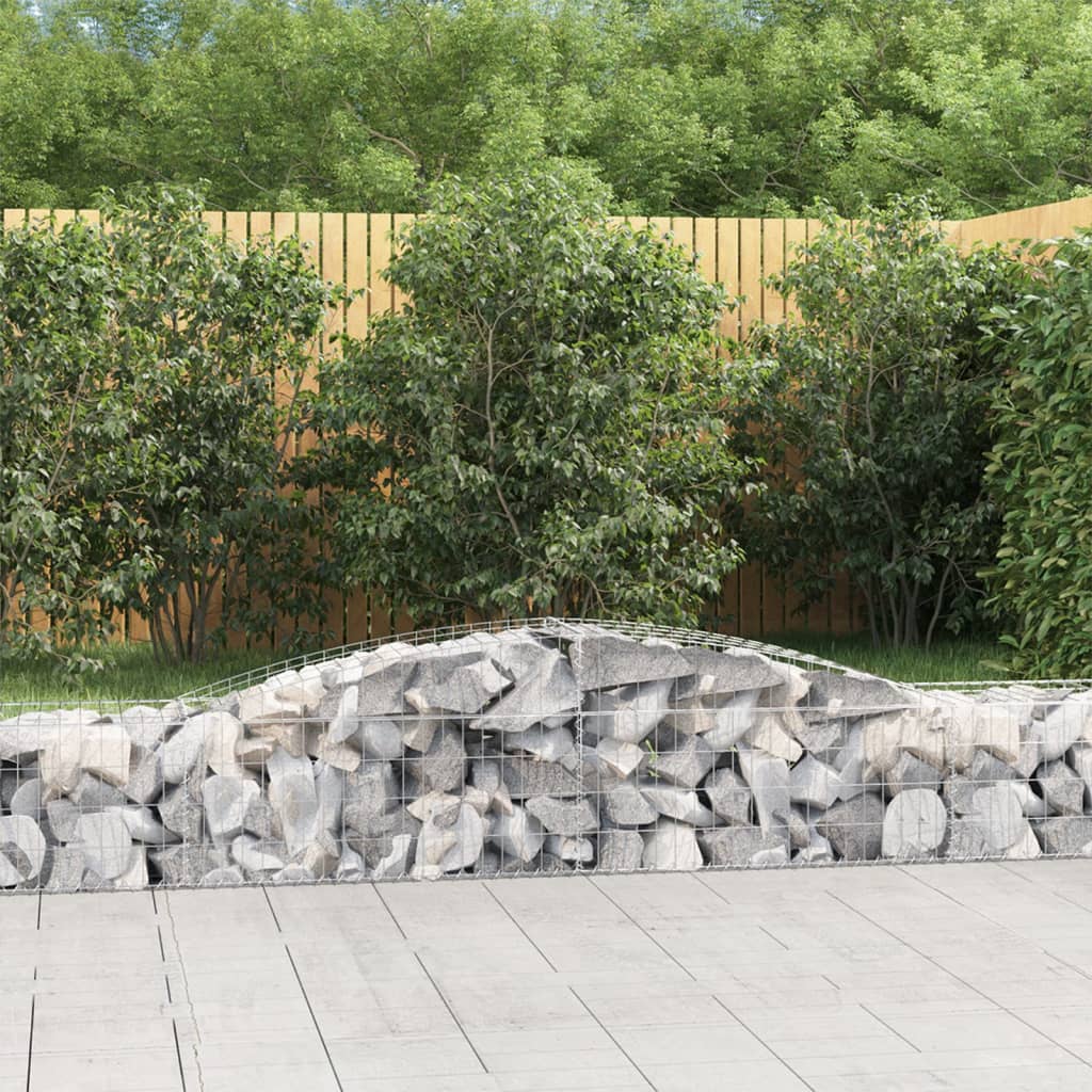 Vidaxl Gabions 5 PCS Buet 400x50x40 60 cm jern