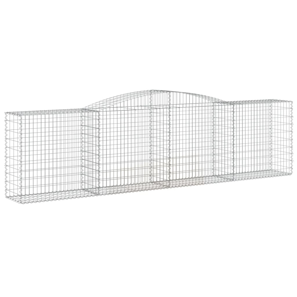Vidaxl Gabions 2 PCS Buet 400x50x100 120 cm jern