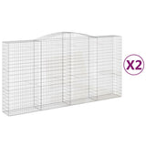 Vidaxl Gabions 2 PCS Buet 400x50x200 220 cm jern