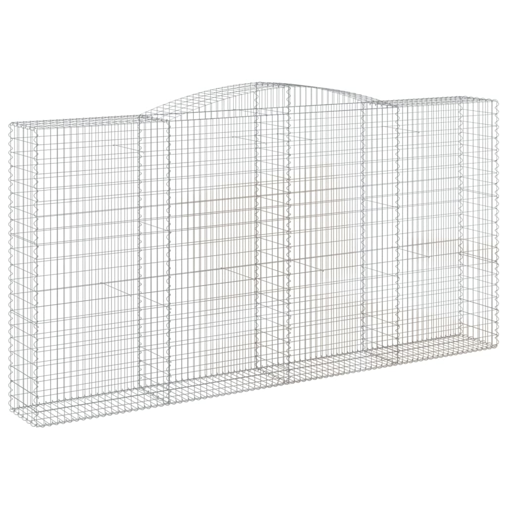 Vidaxl Gabions 2 PCS Buet 400x50x200 220 cm jern