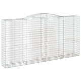 Vidaxl Gabions 2 PCS Buet 400x50x200 220 cm jern