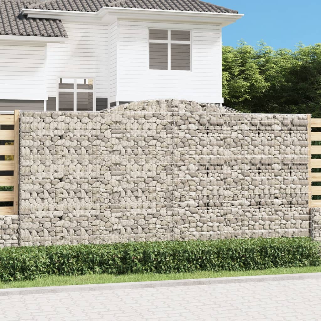 Vidaxl Gabions 2 PCS Buet 400x50x200 220 cm jern