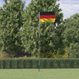 VidaXL flag med flagstang Tyskland 5,5 m aluminium