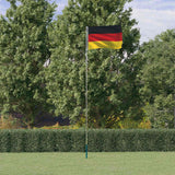 VidaXL flag med flagstang Tyskland 5,5 m aluminium