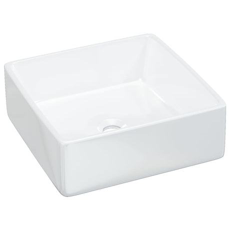 Vidaxx håndvask 37x37x13 cm firkantet keramik hvid